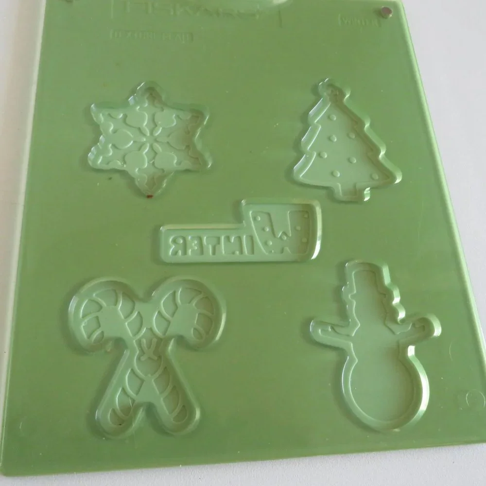 TEXTURE PLATES 4 SEASONS Fiskars Embossing, Tracing, Magnetic attachment